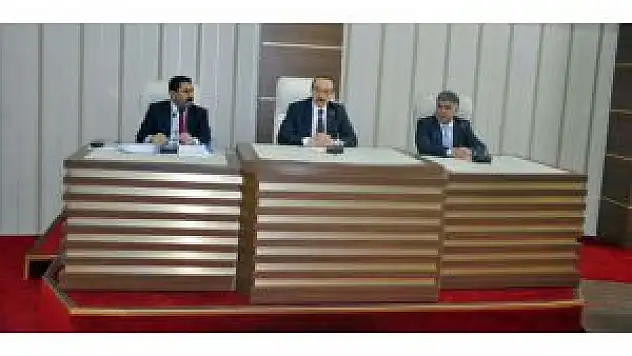 Muş'ta, İl Genel Meclis Toplantısı