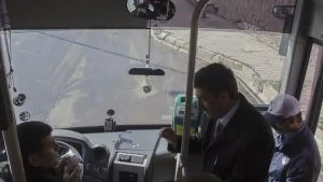 Bitlis'te Toplu Taşıma Araçları Denetlendi