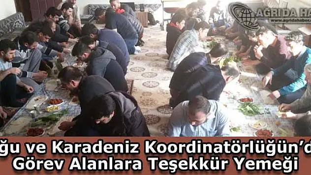 Doğu ve Karadeniz Koordinatörlüğünden Görev Alanlara Teşekkür