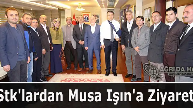 Stk'lardan Ağrı Valisi Musa Işın'a Ziyaret