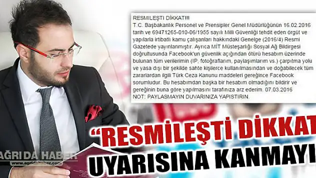 Bilişim uzmanları Uyarıyor: 'Resmileşti Dikkat' uyarısına kanmayın