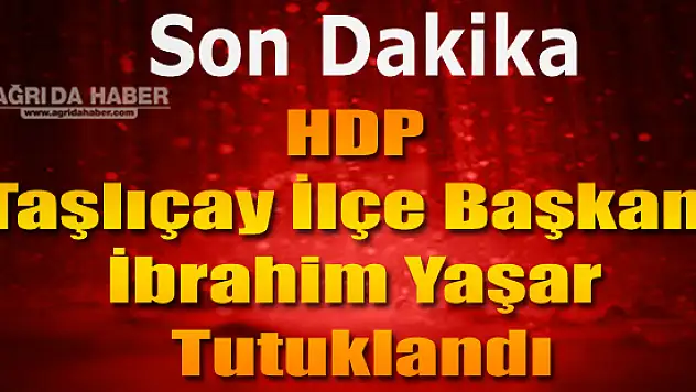HDP'li Belediye Başkanı ve İlçe Başkanı Tutuklanırken Bir Eş Başkan İse Gözaltında