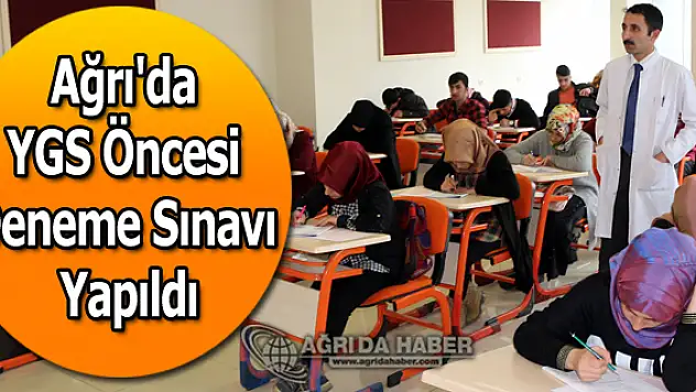 İl Milli Eğitim Müdürlüğü Tarafından YGS Öncesi Deneme Sınavı