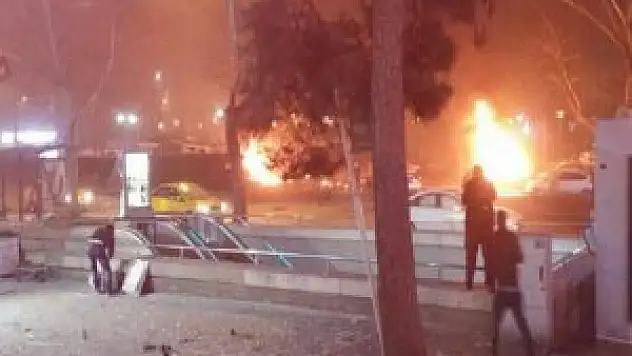 Ankara Kızılay'da meydana gelen bombalı saldırı
