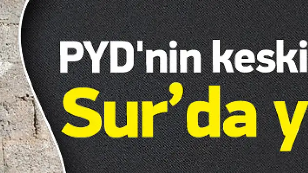 PYD'nin keskin nişancı timi Sur'da yok edildi