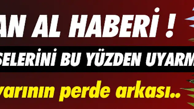 Almanya'dan Türkiye İçin 'Ciddi' Uyarı