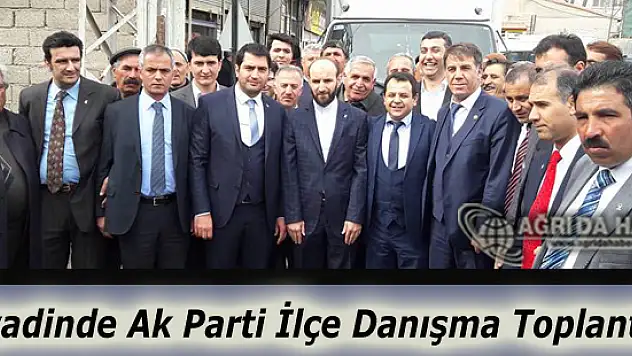 Diyadinde Ak Parti İlçe Danışma Toplantısı Yapıldı