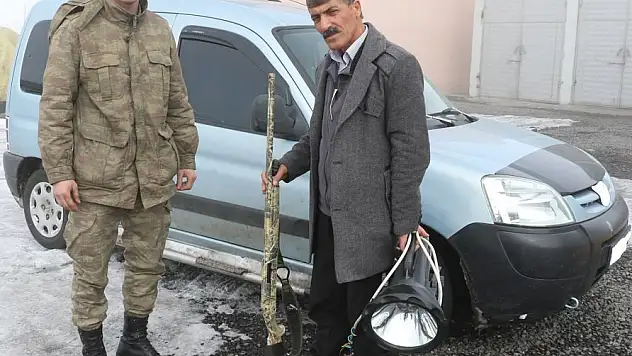 Ağrı'da Gece Projektörle Avlananlara Ceza Yağdı