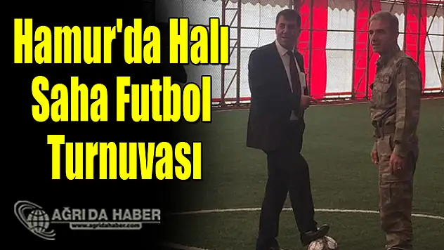 Hamur Belediyesi Tarafında Halı Saha Futbol Turnuvası