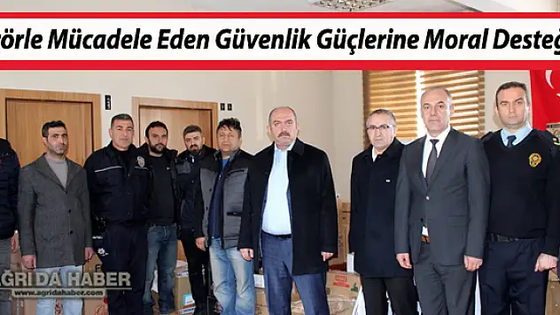 Ağrı'da Terörle Mücadele Eden Güvenlik Güçlerine Moral Desteği