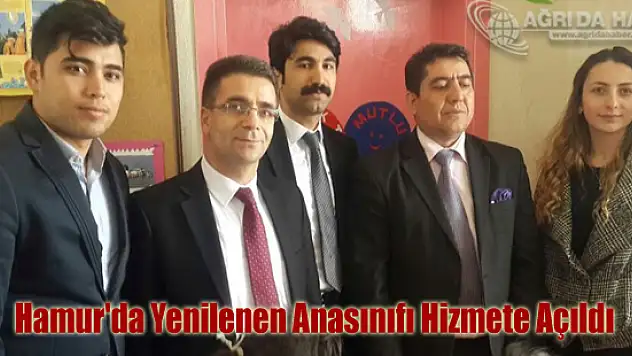 Hamur'da Kandildağı İlkokulunun Yenilenen Anasınıfı Hizmete Açıldı