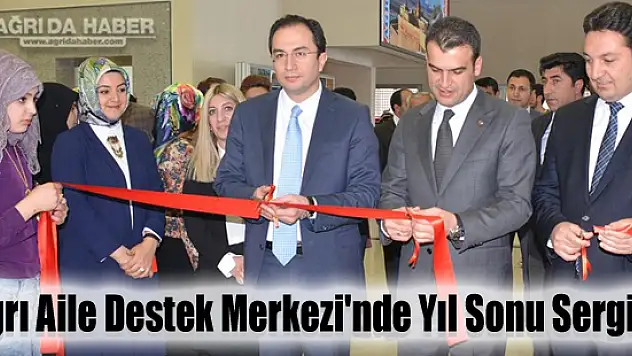 Ağrı Aile Destek Merkezi'nde Yıl Sonu Sergisi