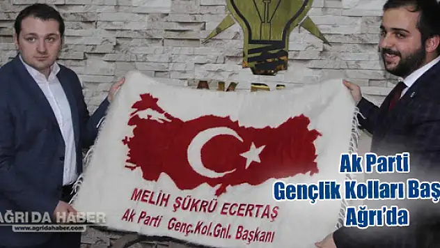Ak Parti Gençlik Kolları Genel Başkanı Melih Şükrü Ecertaş Ağrı'da