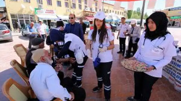 Malatya'da Hemşire Adaylarından Sağlık Taraması