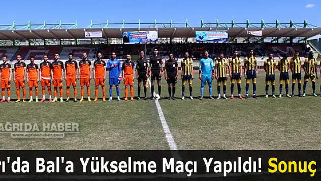 Ağrı'da Bal'a Yükselme Maçı Patnosgücüspor, Ağrı Gençlerbirliği'ni 4-3