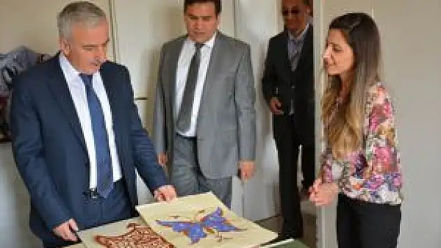 Malatya Valisi Kamçı, Hem Kurslarını Ziyaret Etti
