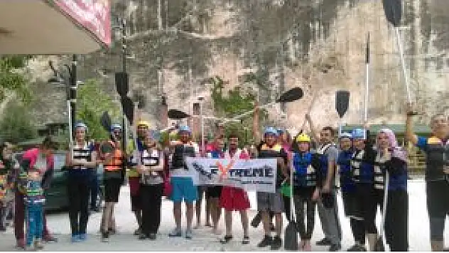 Sporcular Darende'de Rafting Yaptı