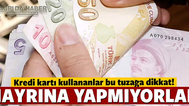 Kredi Kartı Kullanıcıları Dikkat! Kredi kartı kullananlar bu tuzağa dikkat!