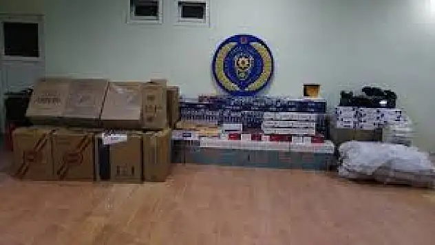 Sarıkamış'ta kaçak sigara operasyonu