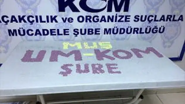 Muş'ta Uyuşturucu Ve Kaçakçılık Operasyonları