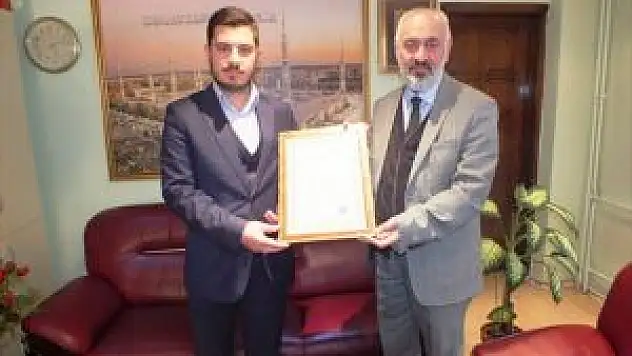 Müftü Arvas'tan Başarılı İmamı Kutladı
