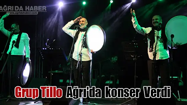 Grup Tillo Ağrı'da Sevenlerine konser Verdi