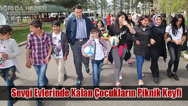 Vali Işın Sevgi Evlerinde Kalan Çocuklarla Piknikte Buluştu