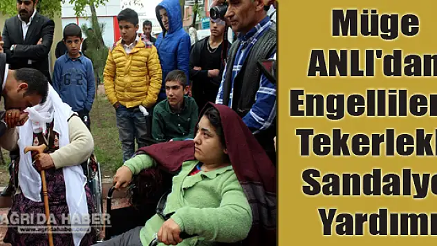 Müge Anlı'dan Ağrı'daki Engellilere Tekerlekli Sandalye Yardımı