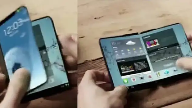 Samsung'un ilk katlanan telefonu yakın'da çıkıyor
