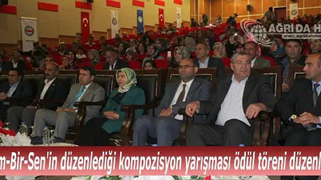 Eğitim-Bir-Sen'in düzenlediği kompozisyon yarışması ödül töreni düzenlendi