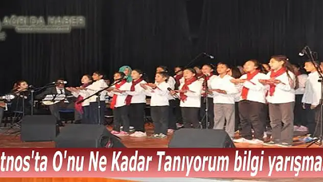 Patnos'ta O'nu Ne Kadar Tanıyorum bilgi yarışması