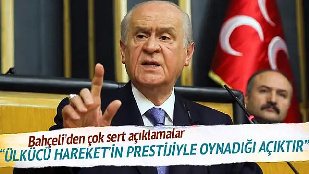 Bahçeli Tam bir yüz karası