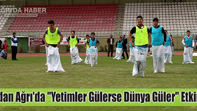 İHH'dan Ağrı'da 'Yetimler Gülerse Dünya Güler' Etkinliği