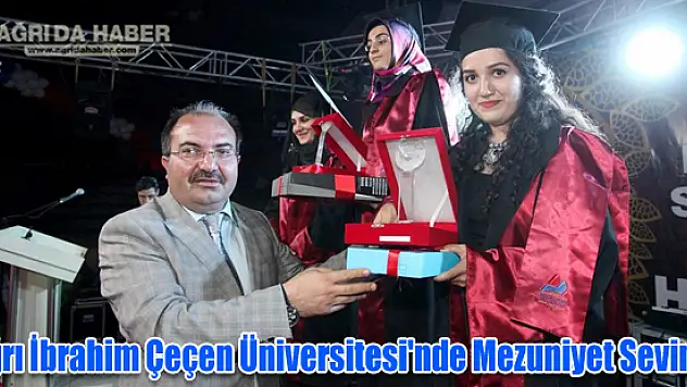 Ağrı İbrahim Çeçen Üniversitesi'nde Mezuniyet Sevinci