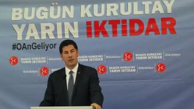 Sinan Oğan: 19 Haziran'da Tüzük Kurultayını Yapacağız