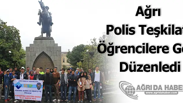 Ağrı Polis Teşkilatı Öğrencilere Gezi Düzenledi