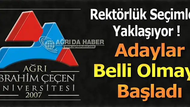 Ağrı İbrahim Çeçen Üniversitesinin Yeni Rektörü Seçiliyor…