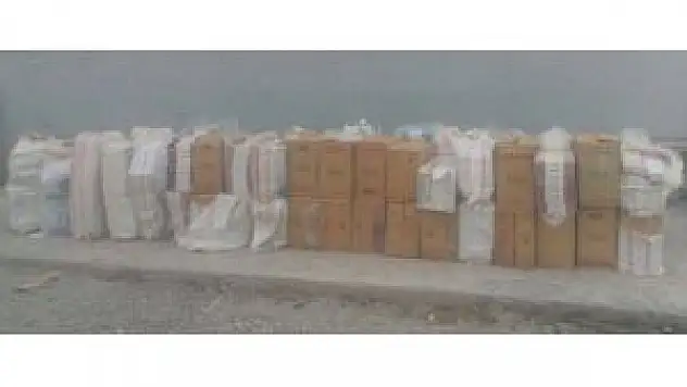 Van'nın  Başkale ilçesinde Kaçak Sigara Operasyonu