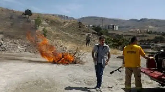 Malatya'da Yangın Eğitimi Verildi