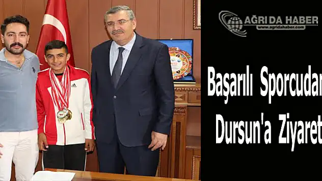 Başarılı Sporcudan Dursun'a Ziyaret