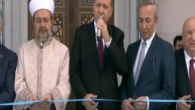 Cumhurbaşkanı Erdoğan, Havalimanında Cami Açılışı Yaptı