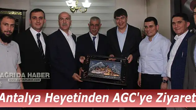 Antalya Belediye Başkanı Menderes Türel ve Heyetinden AGC'ye Ziyaret