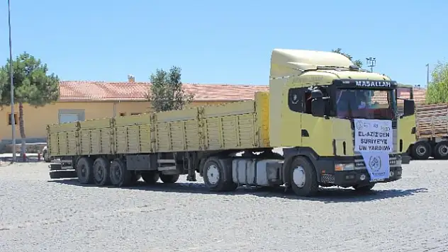 Elazığ'dan Suriye'ye Büyük Yardım
