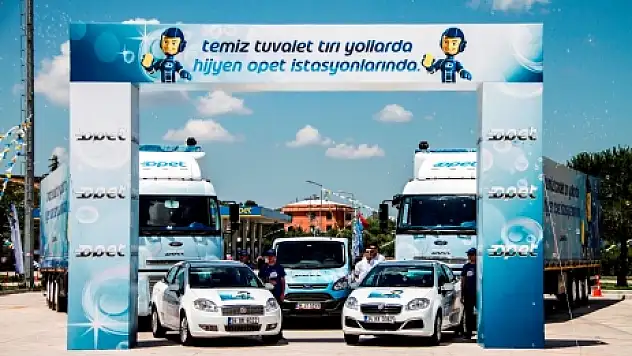 Opet Temiz Tuvalet Tırları Ankara'da