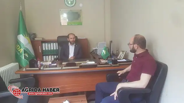 Ak Parti İl Teşkilatı'ndan Ağrı'daki Siyasi Partilere Ziyaret