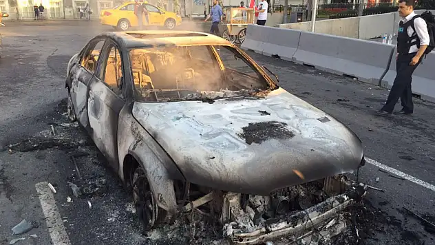 Şişli İlçe Emniyet Müdürü Ekici'nin Makam Arabası