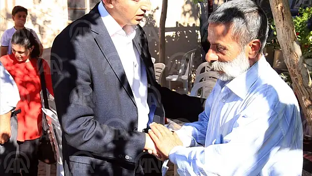 Darende Kaymakamı Türk, Gazi Ailesini Ziyaret Etti