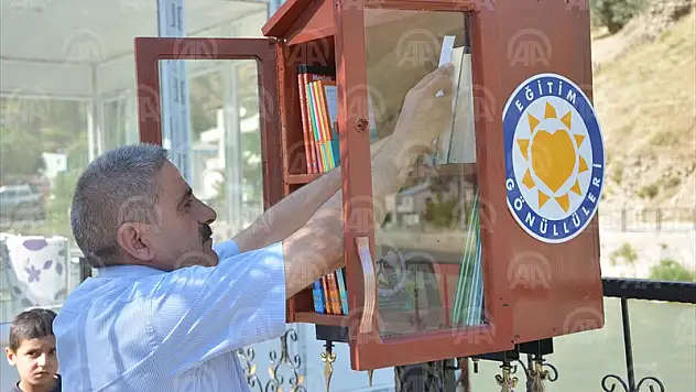Tegv, Çatak'ta Açık Hava Kütüphanesi Kurdu