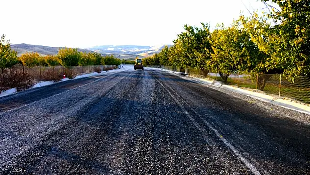 Akçadağ'da Asfaltlama Çalışmaları