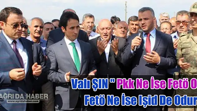 Ağrı Valisi Musa IŞIN: 4 derslikli Aşağıdumanlı Ortaokulunun Temel Atma Törenine Katıldı